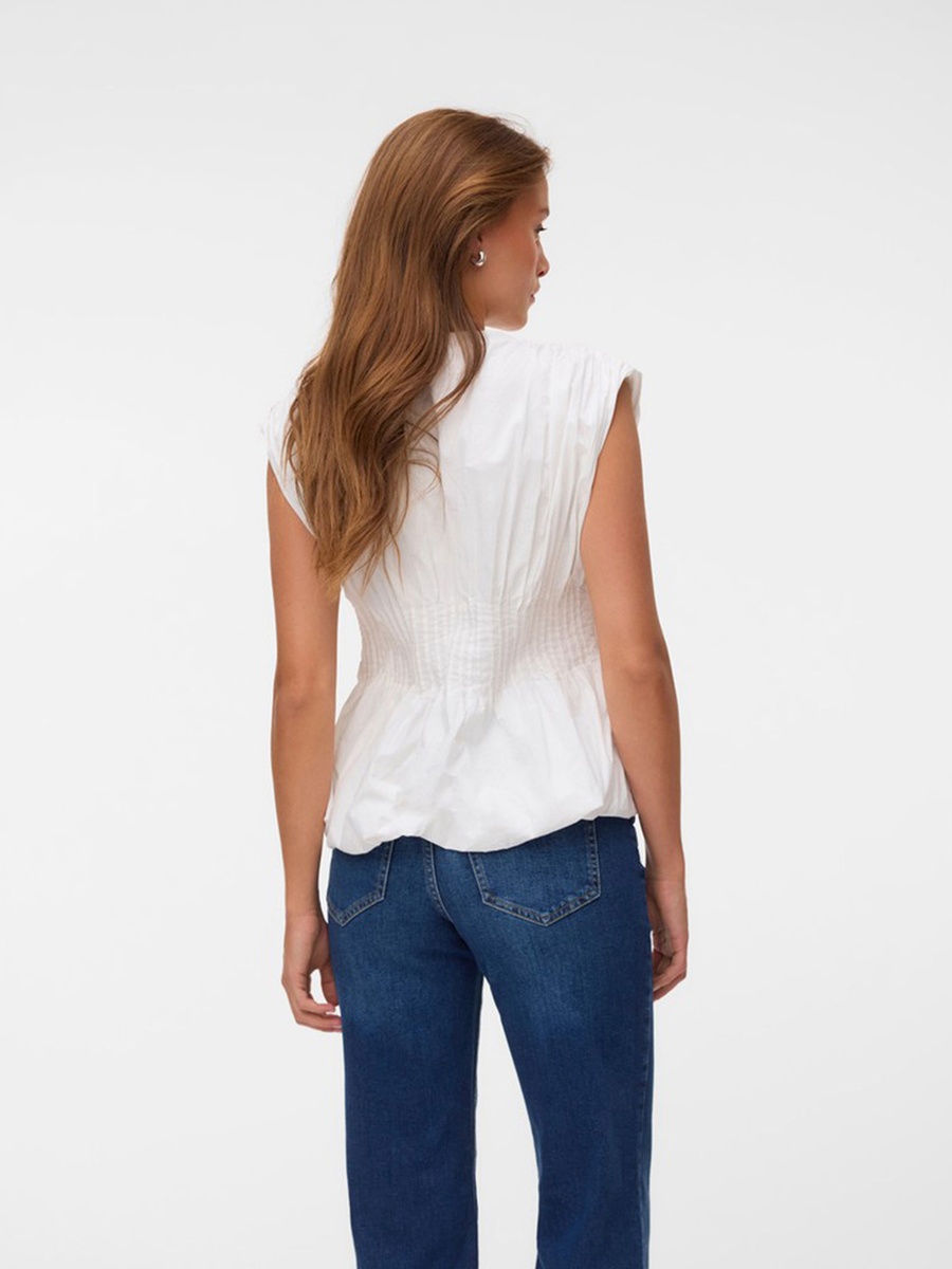 Sleeveless Woven Top