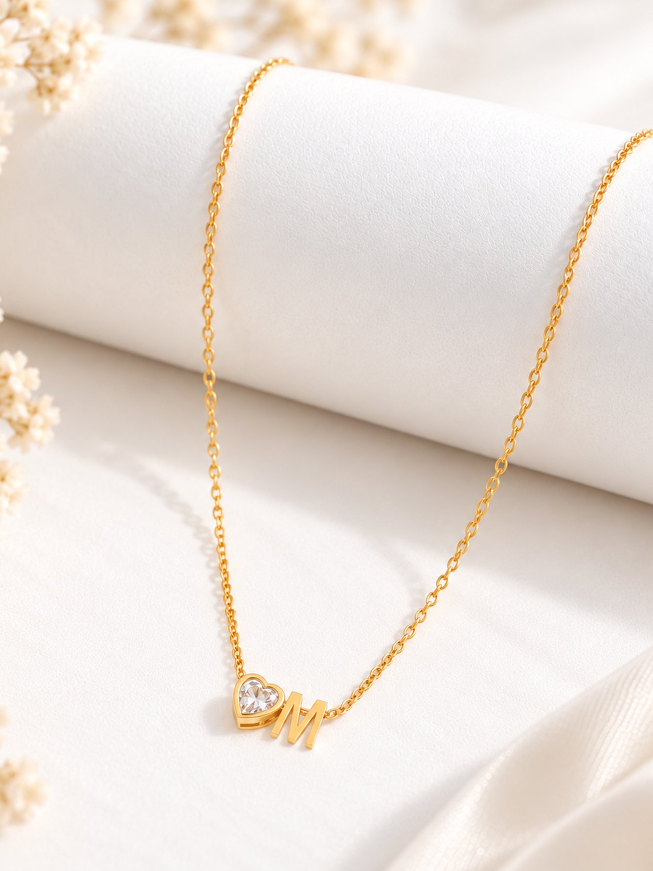 Gold Solid Delicate Necklaces