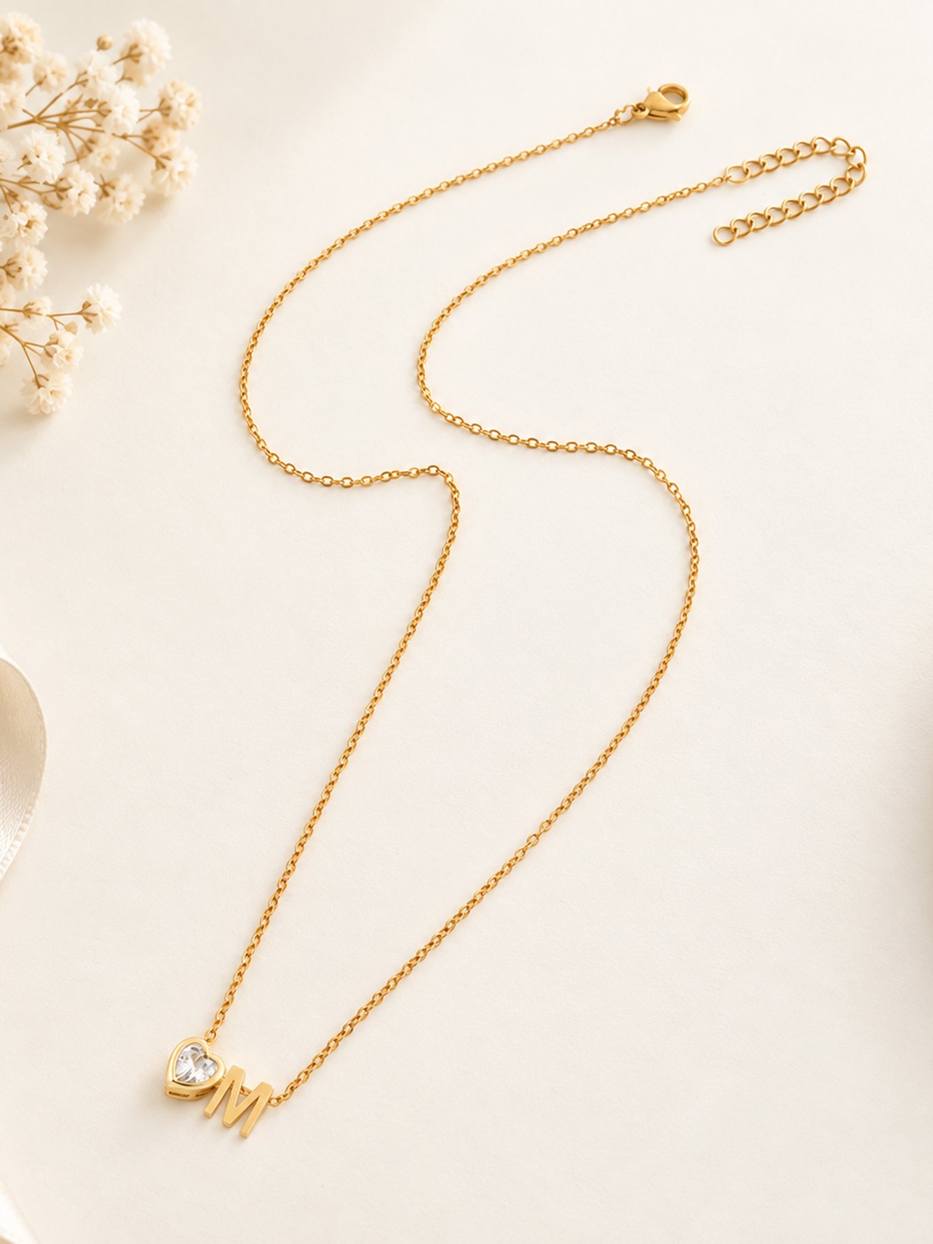 Gold Solid Delicate Necklaces