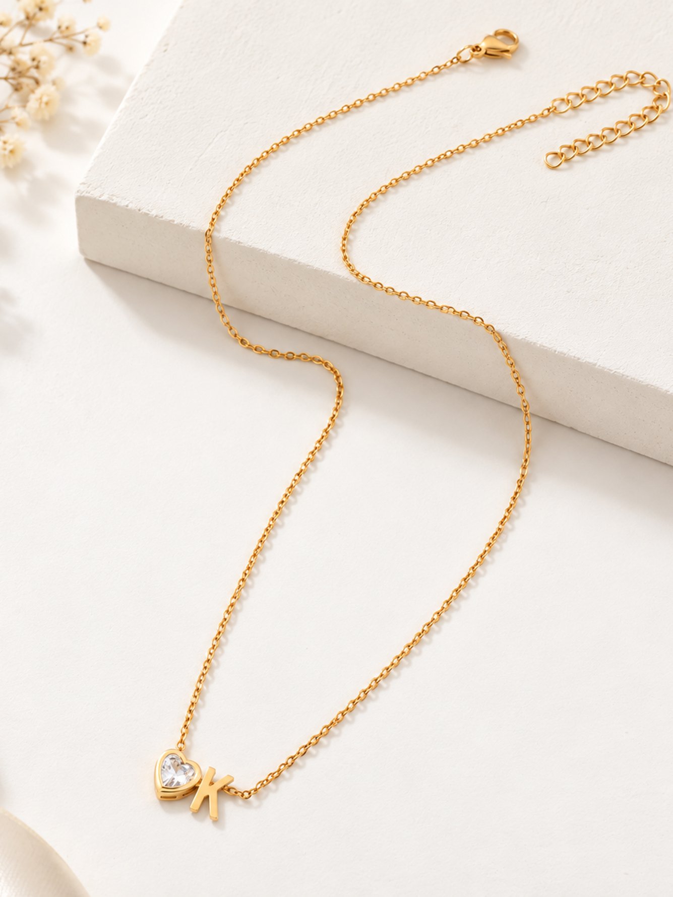 Gold Solid Delicate Necklaces