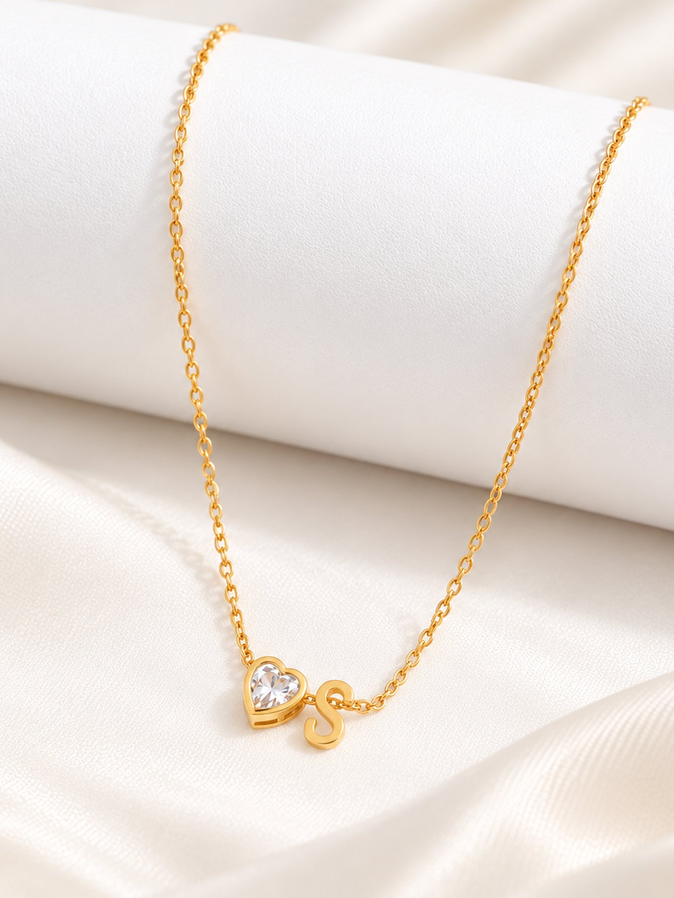 Gold Solid Delicate Necklaces