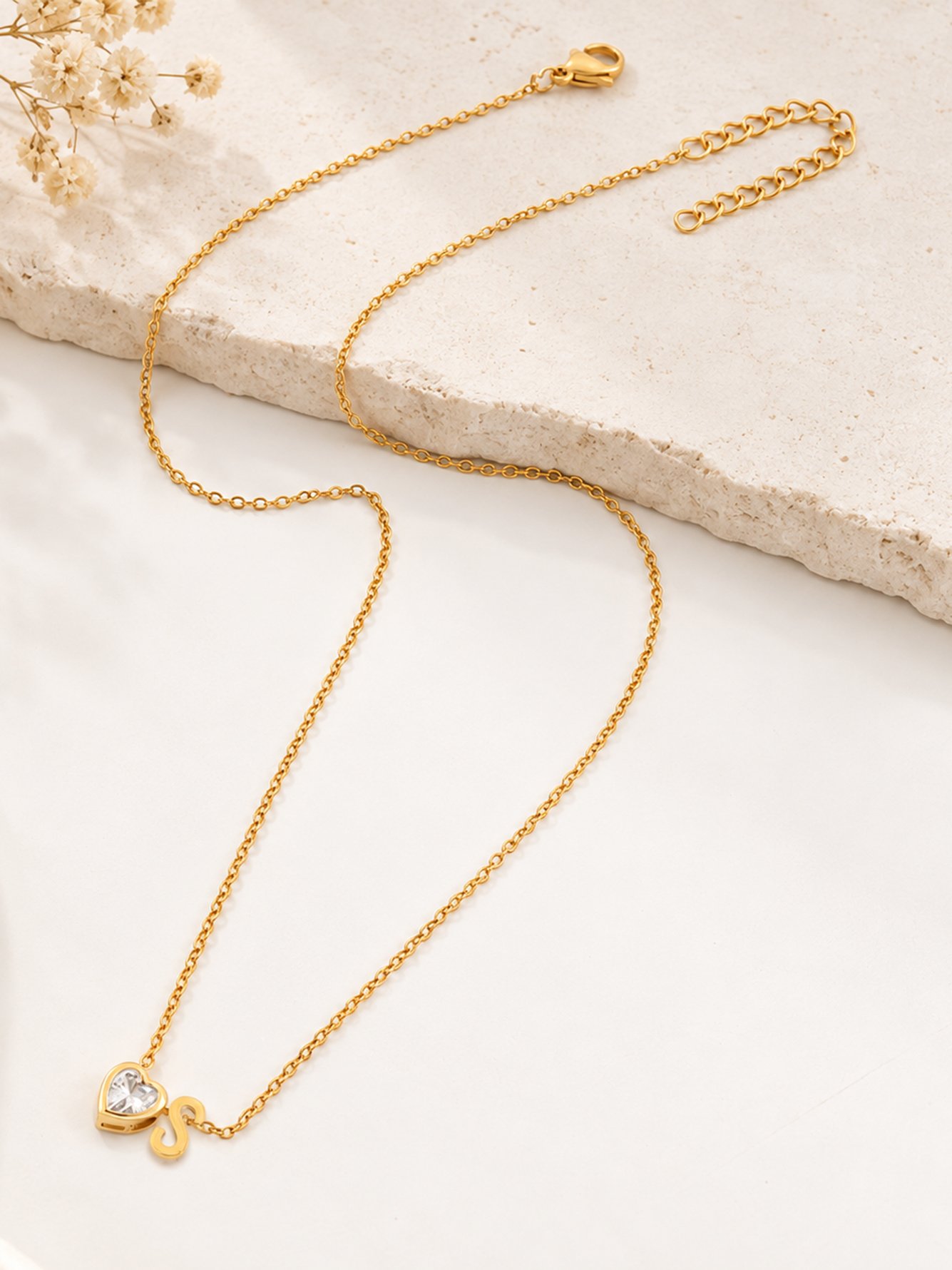 Gold Solid Delicate Necklaces