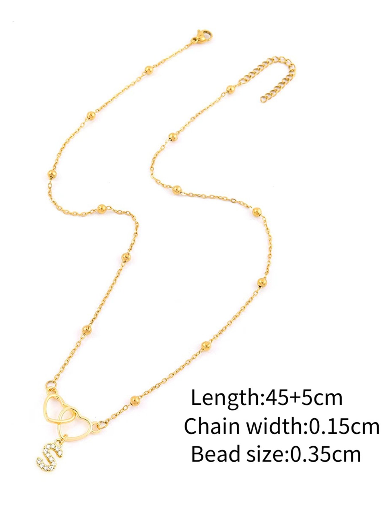 Gold Solid Delicate Necklaces