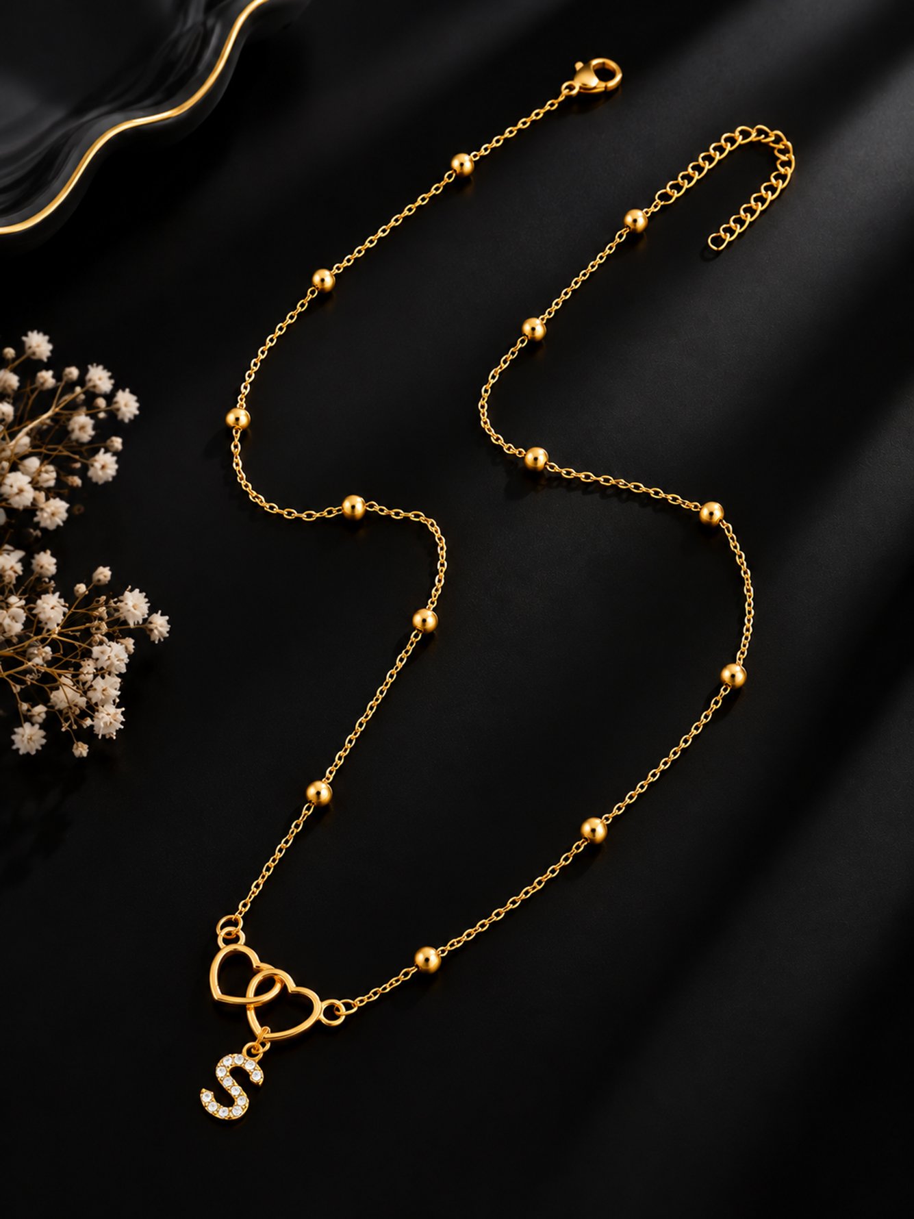 Gold Solid Delicate Necklaces