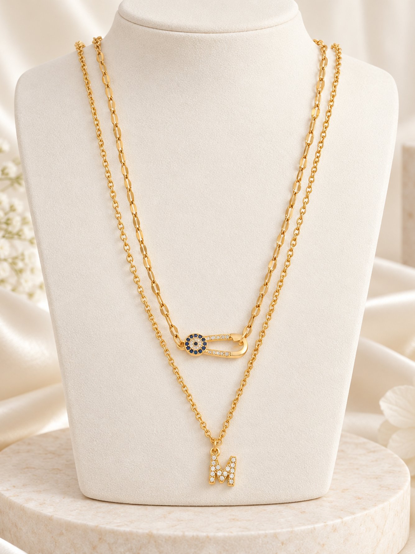 Gold Solid Delicate Necklaces