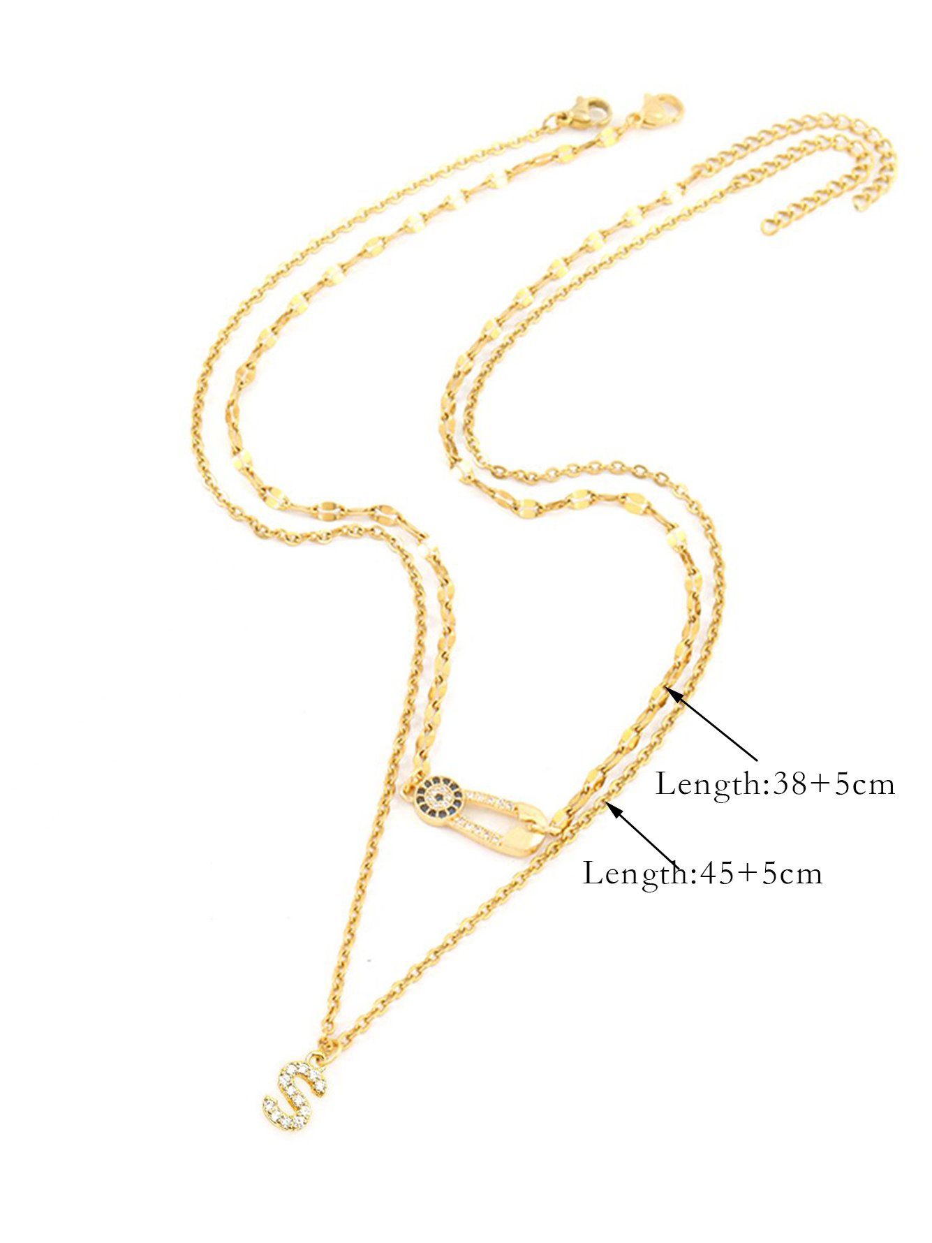 Gold Solid Pendant Necklaces