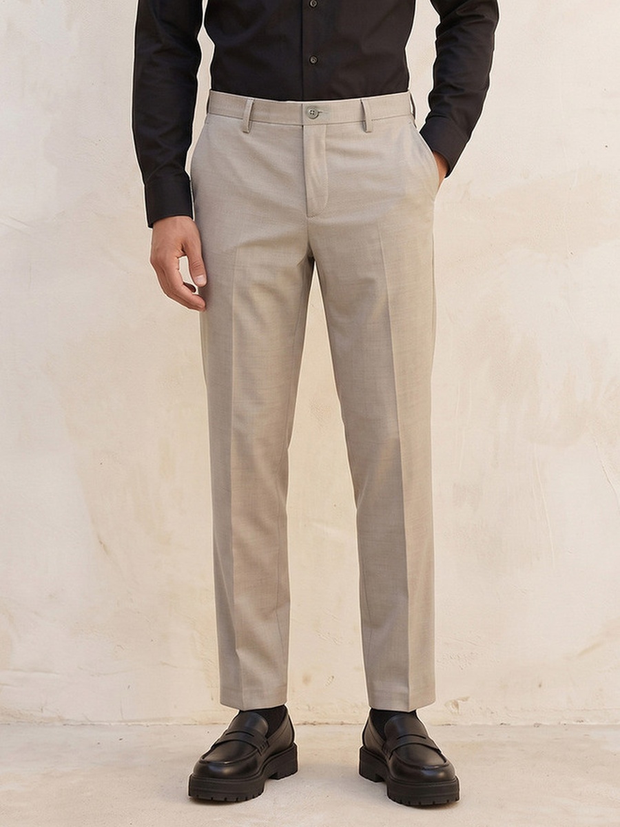 Regular Fit Formal Trousers