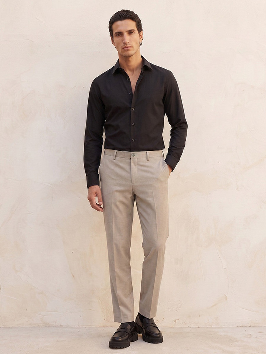 Regular Fit Formal Trousers