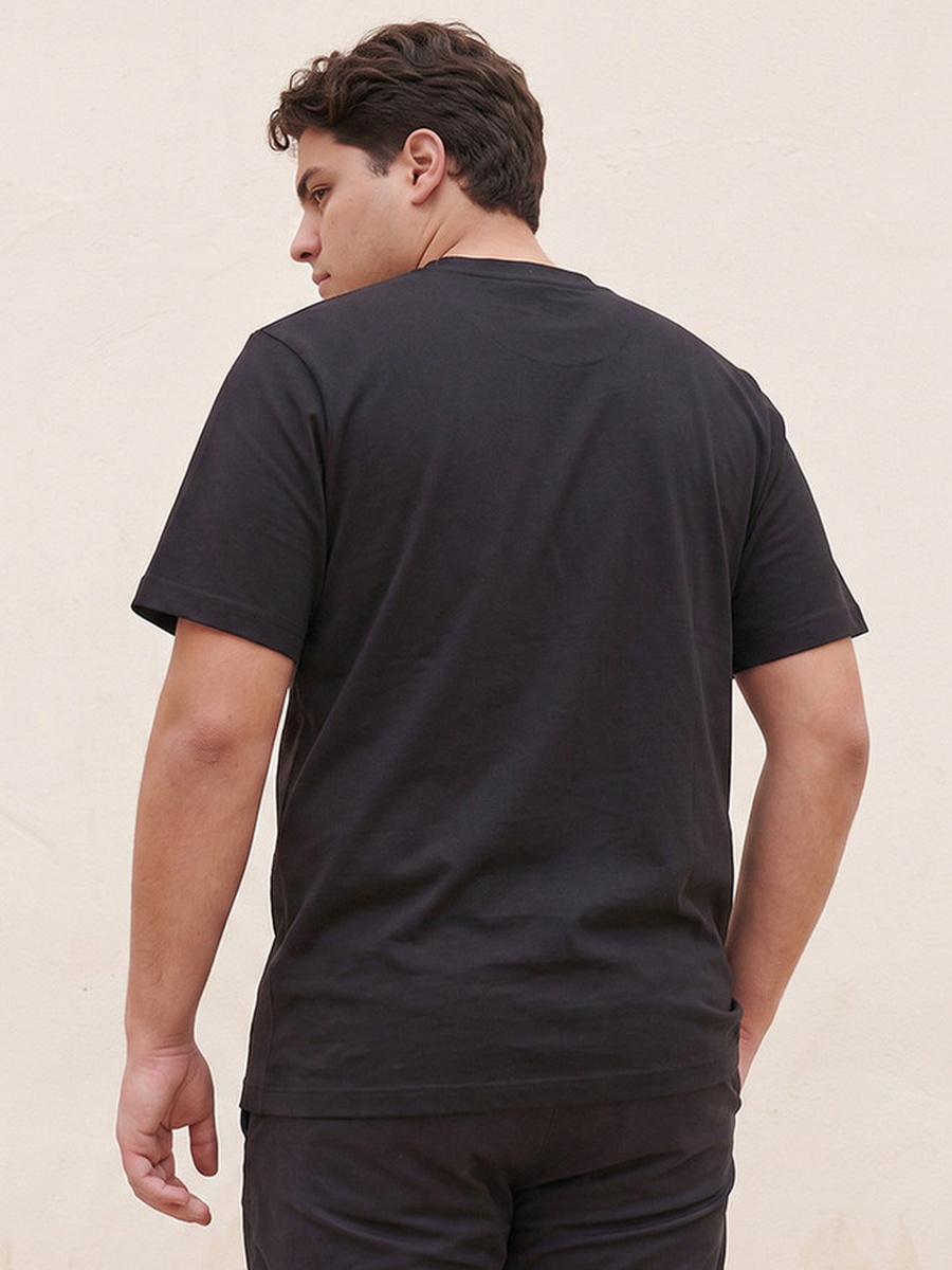 Plus Cotton Crew Neck T-Shirt