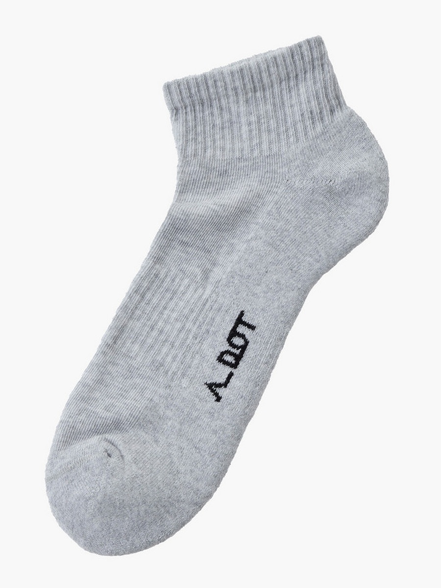 Men Half Terry Trainer Socks - Set of 5