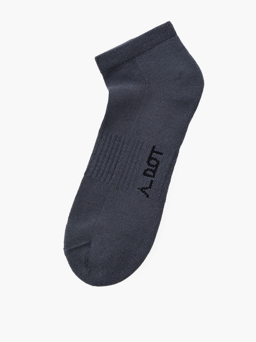 Men Half Terry Trainer Socks - Set of 5