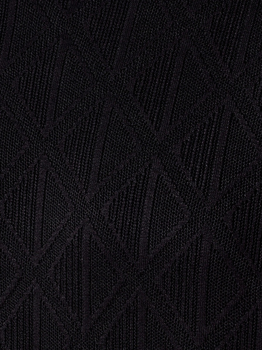 Diamond Knit Crew Neck Sweater