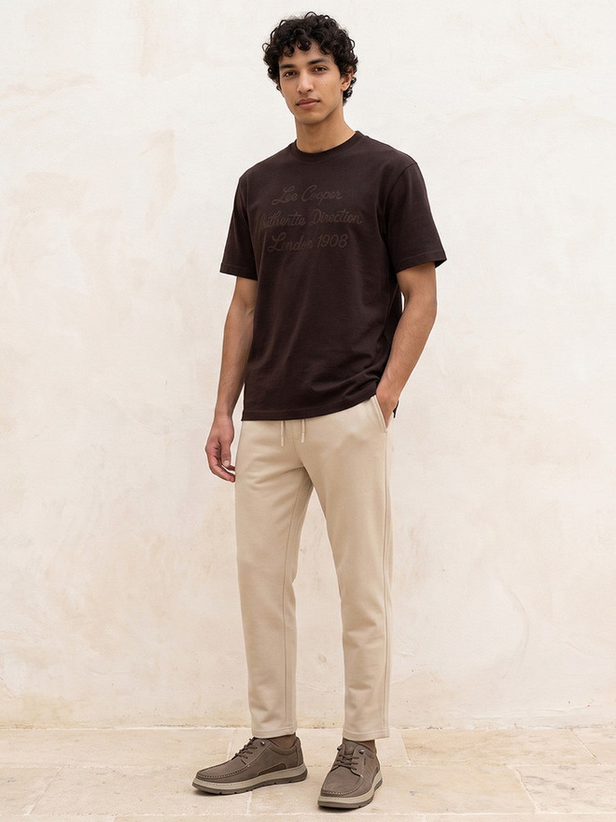 Logo Print Crew Neck T-Shirt