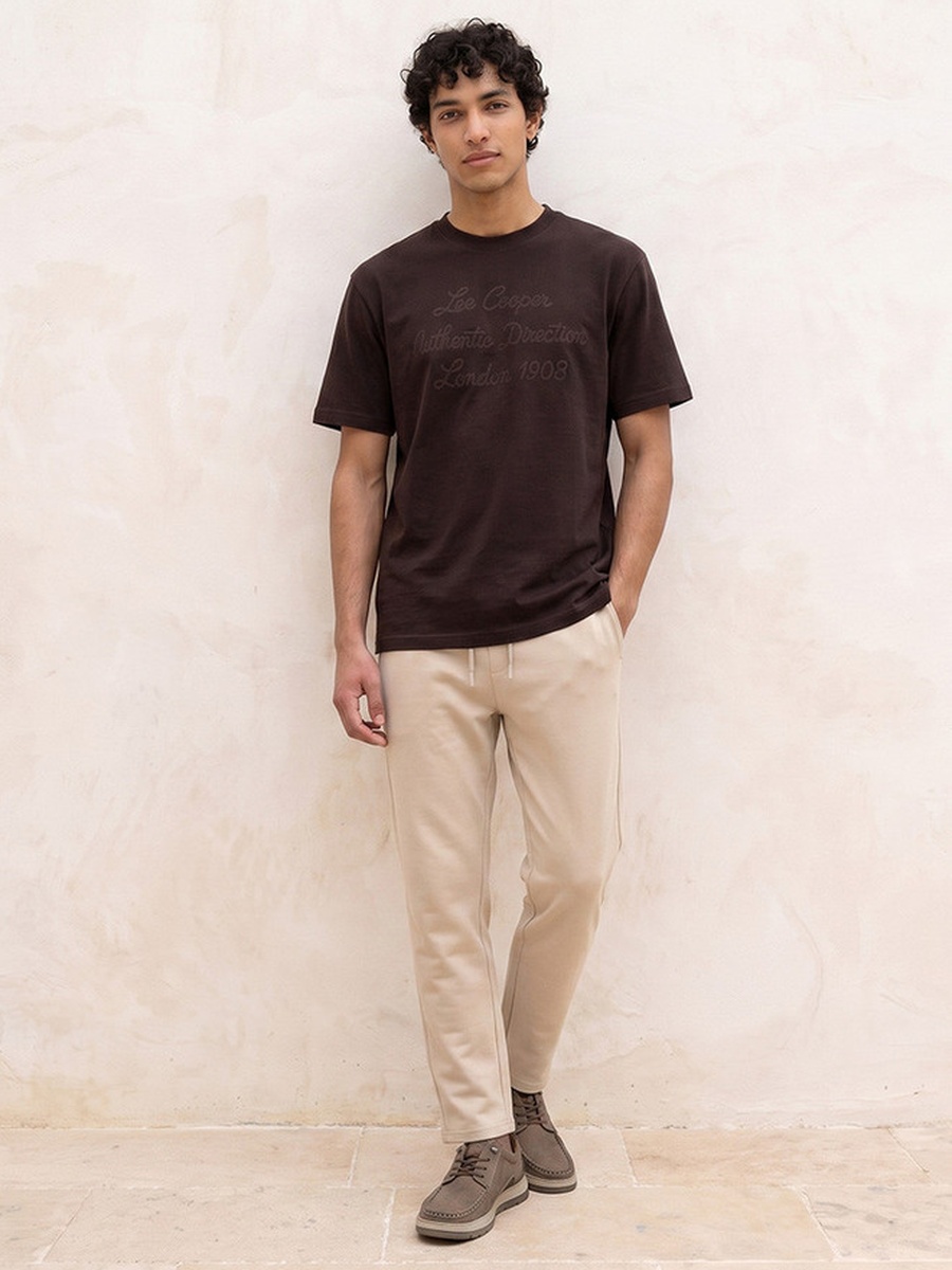 Logo Print Crew Neck T-Shirt