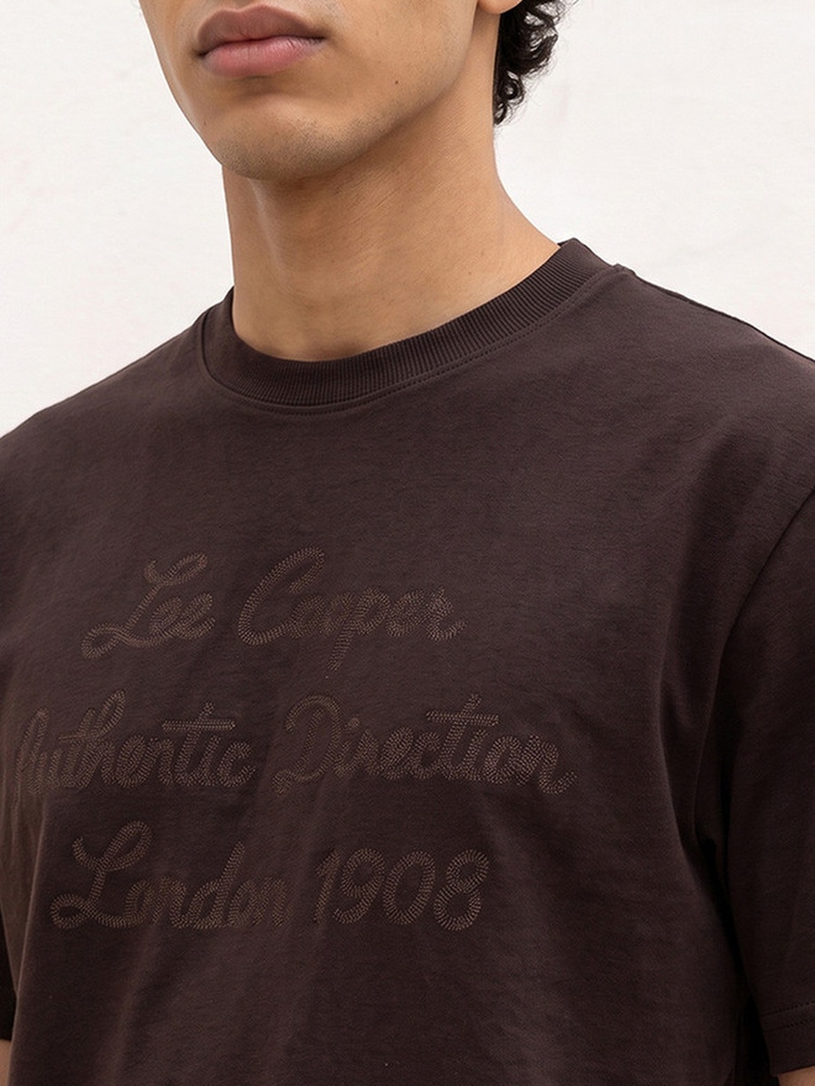 Logo Print Crew Neck T-Shirt