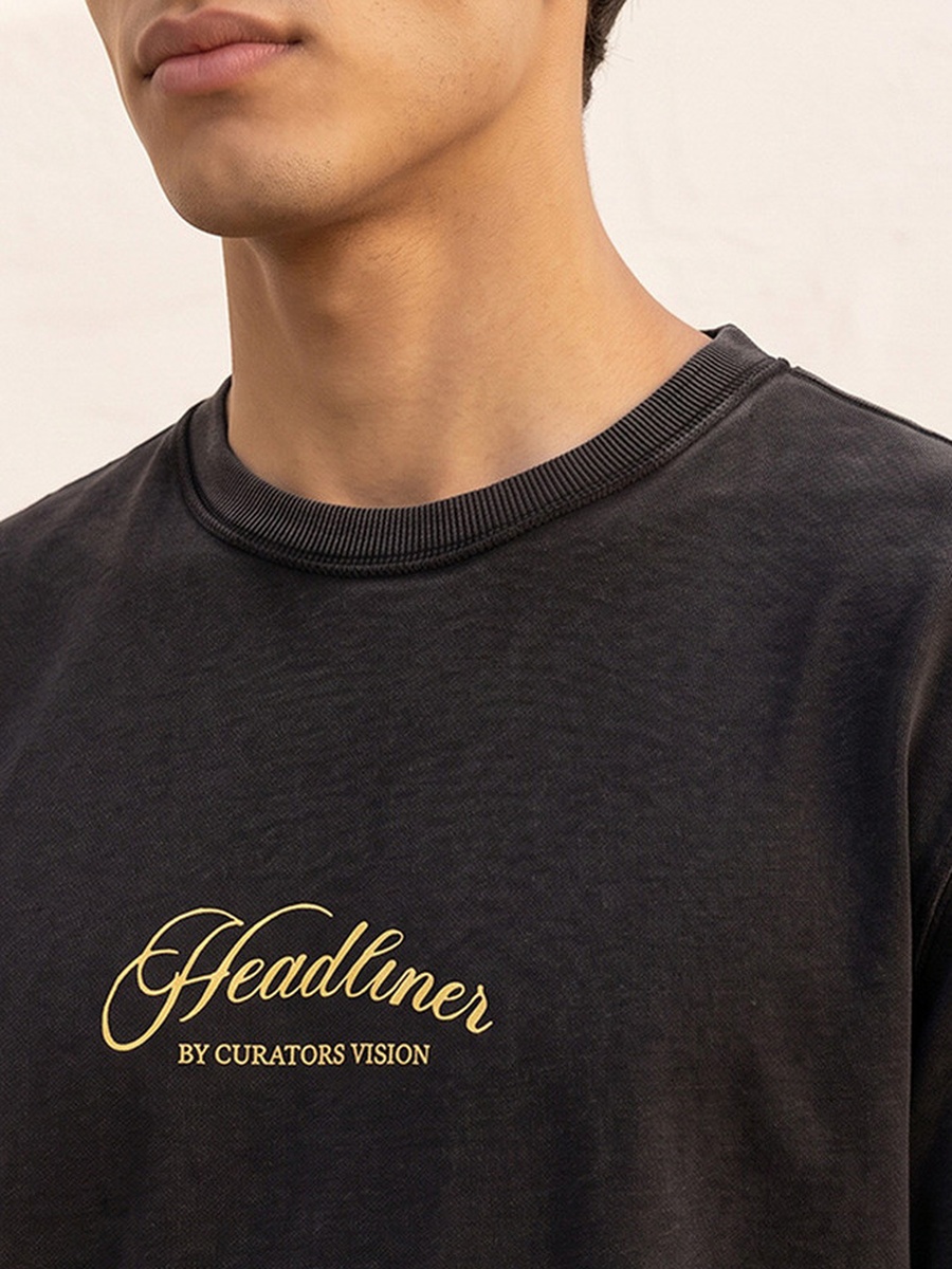 Regular Fit Cotton Crew Neck T-Shirt