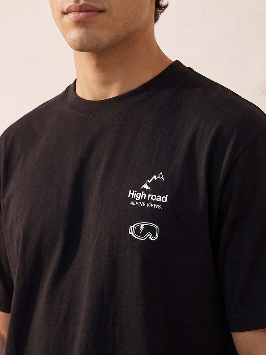 Regular Fit Cotton Crew Neck T-Shirt