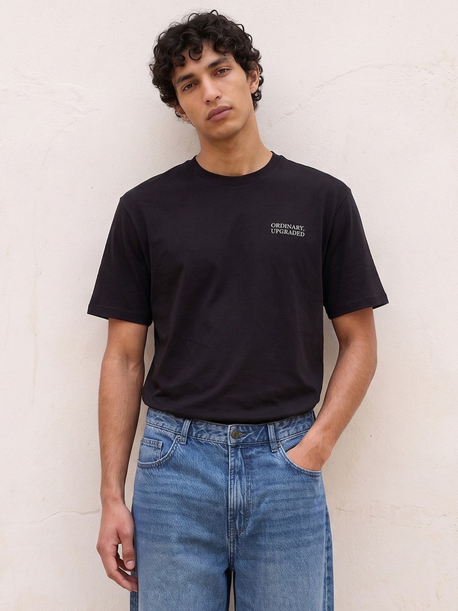Cotton Crew Neck T-Shirt