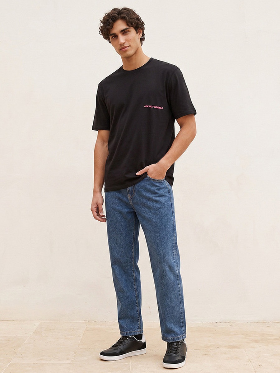 Hot Wheels Regular Fit Cotton Crew Neck T-Shirt