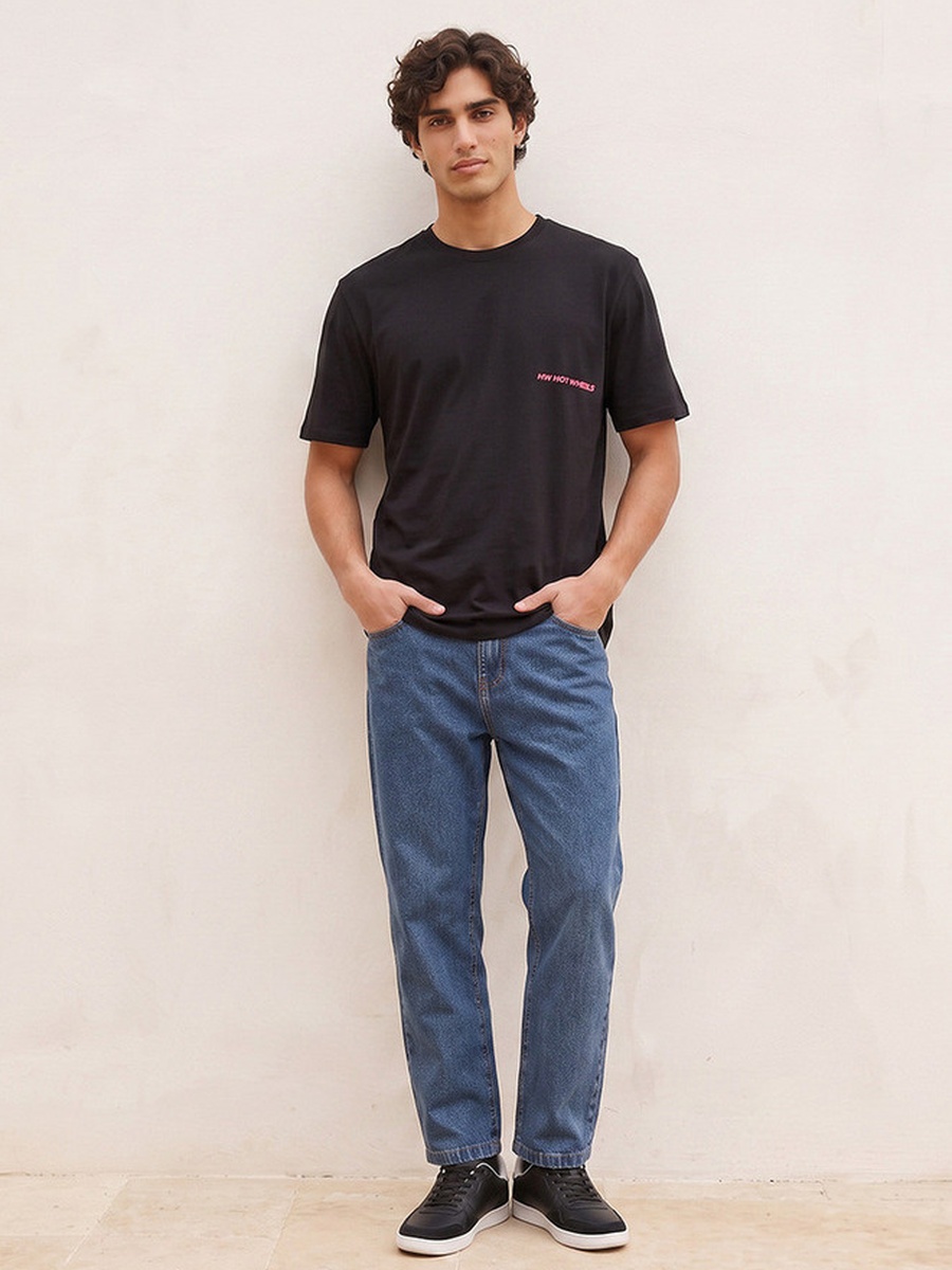 Hot Wheels Regular Fit Cotton Crew Neck T-Shirt