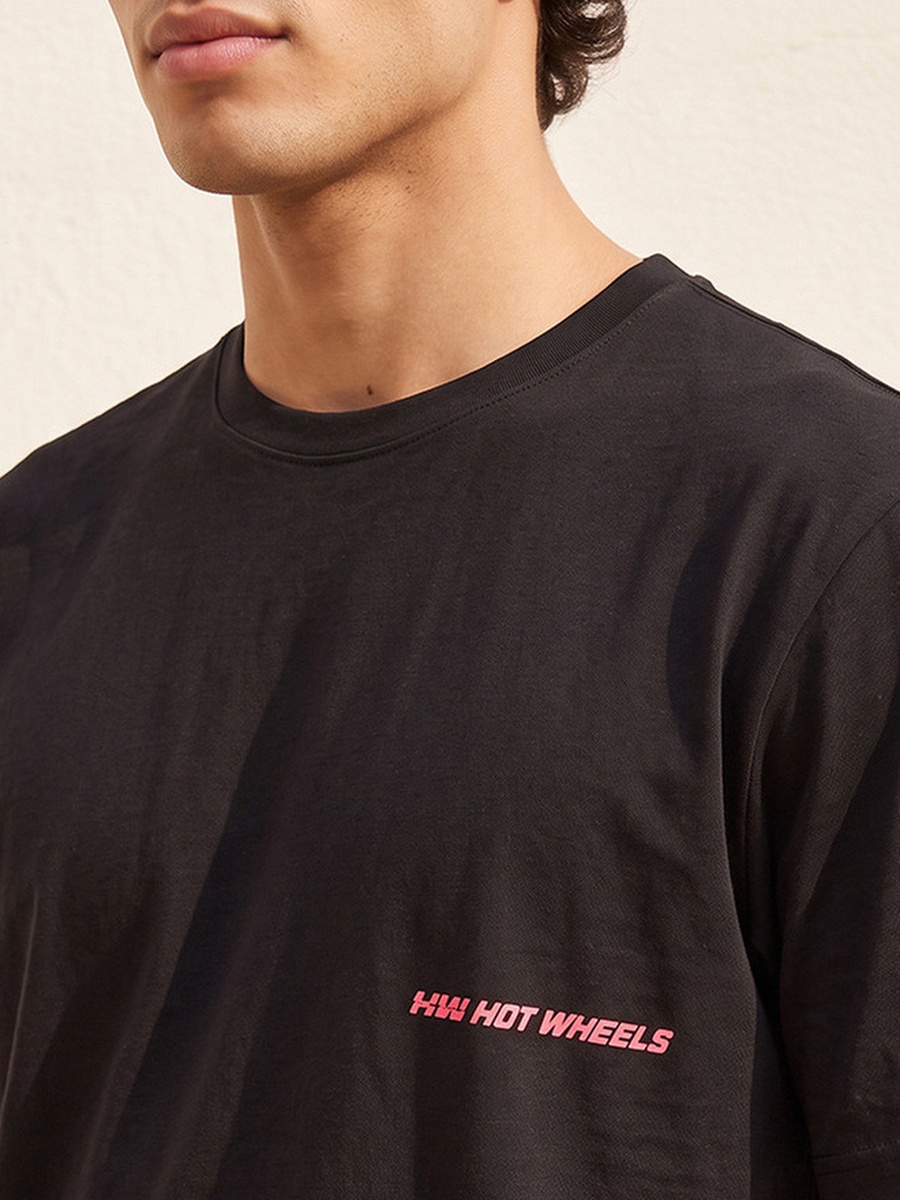 Hot Wheels Regular Fit Cotton Crew Neck T-Shirt