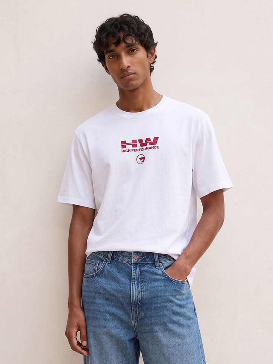 Hot Wheels Regular Fit Cotton Crew Neck T-Shirt