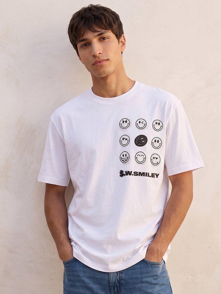 SmileyWorld Crew Neck T-Shirt