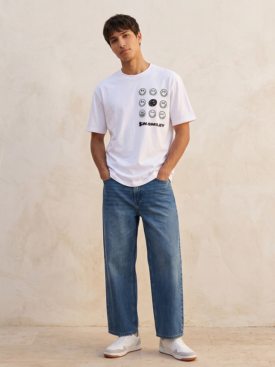 SmileyWorld Crew Neck T-Shirt