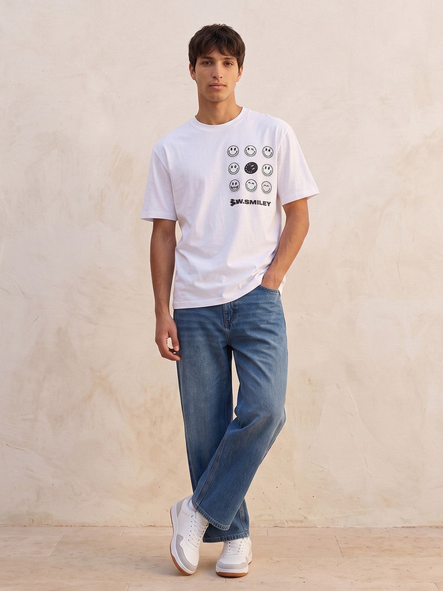 SmileyWorld Crew Neck T-Shirt