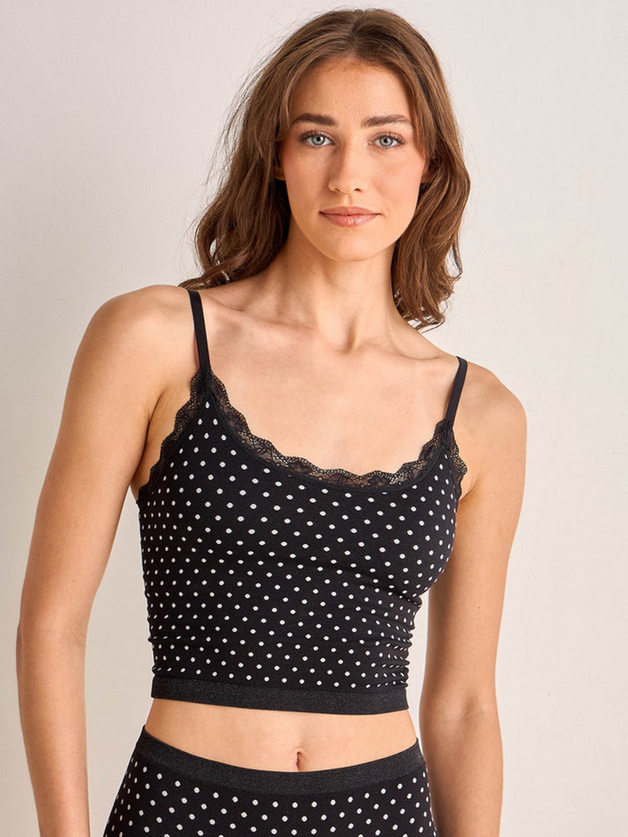 Polka Dot Print Camisole
