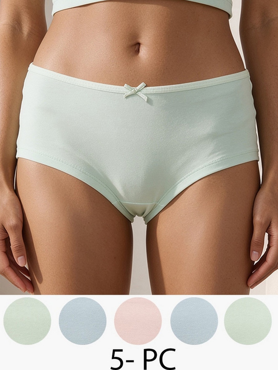 Pack of 5 Elastic Waist Briefs