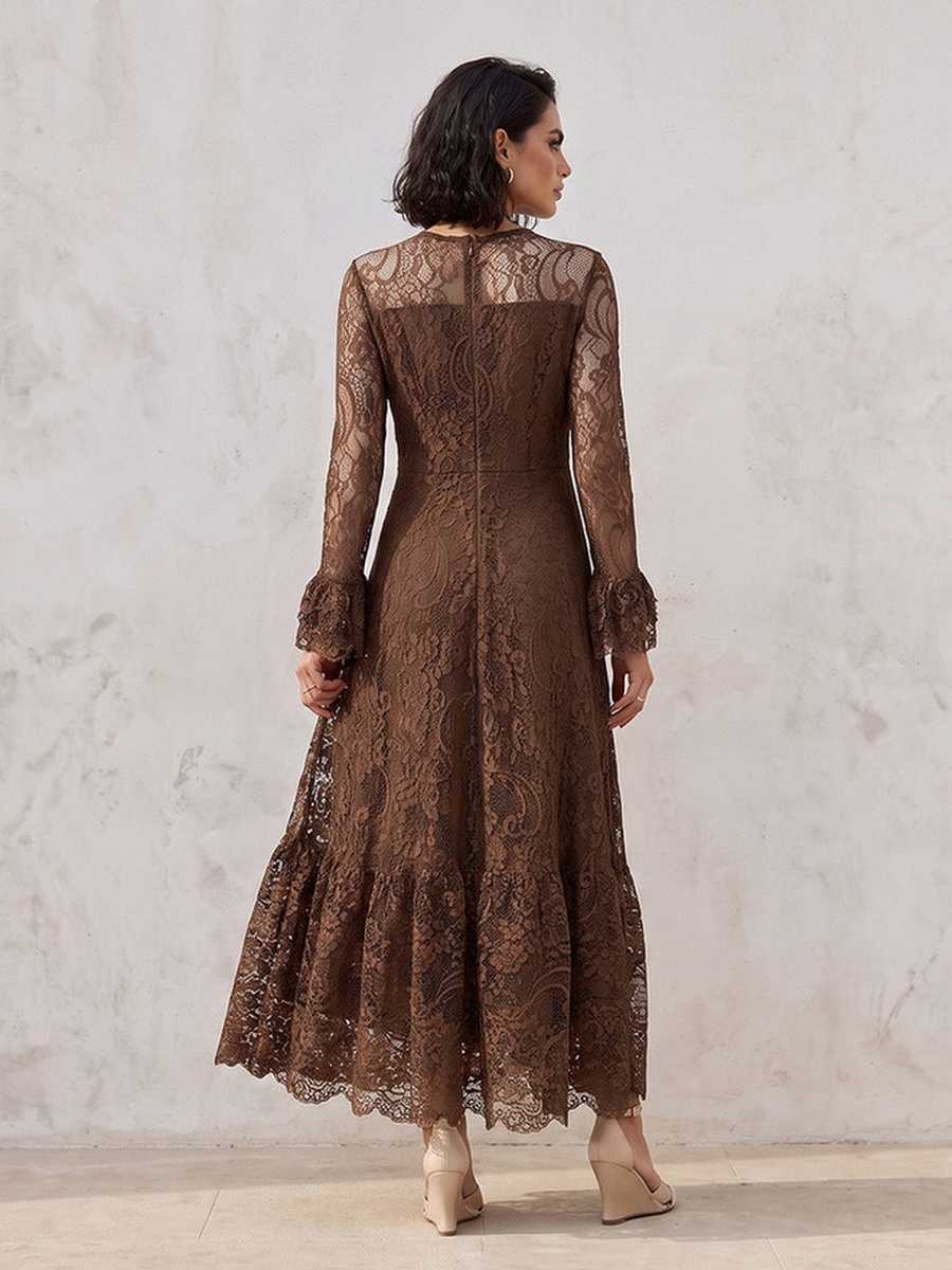 Maxi Dress with Lace Detail