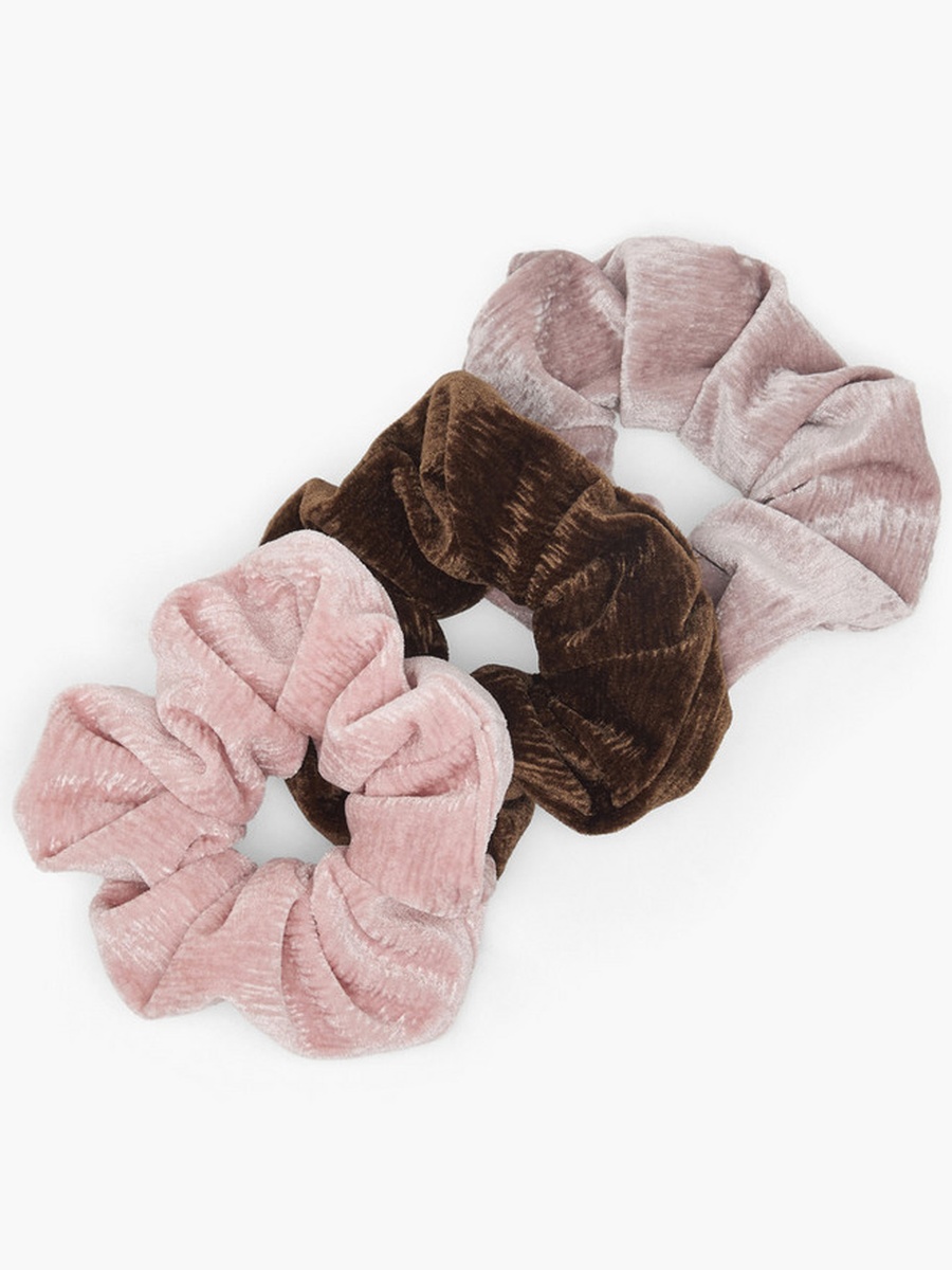 Pack of 3 Velvet Hair Scrunchie