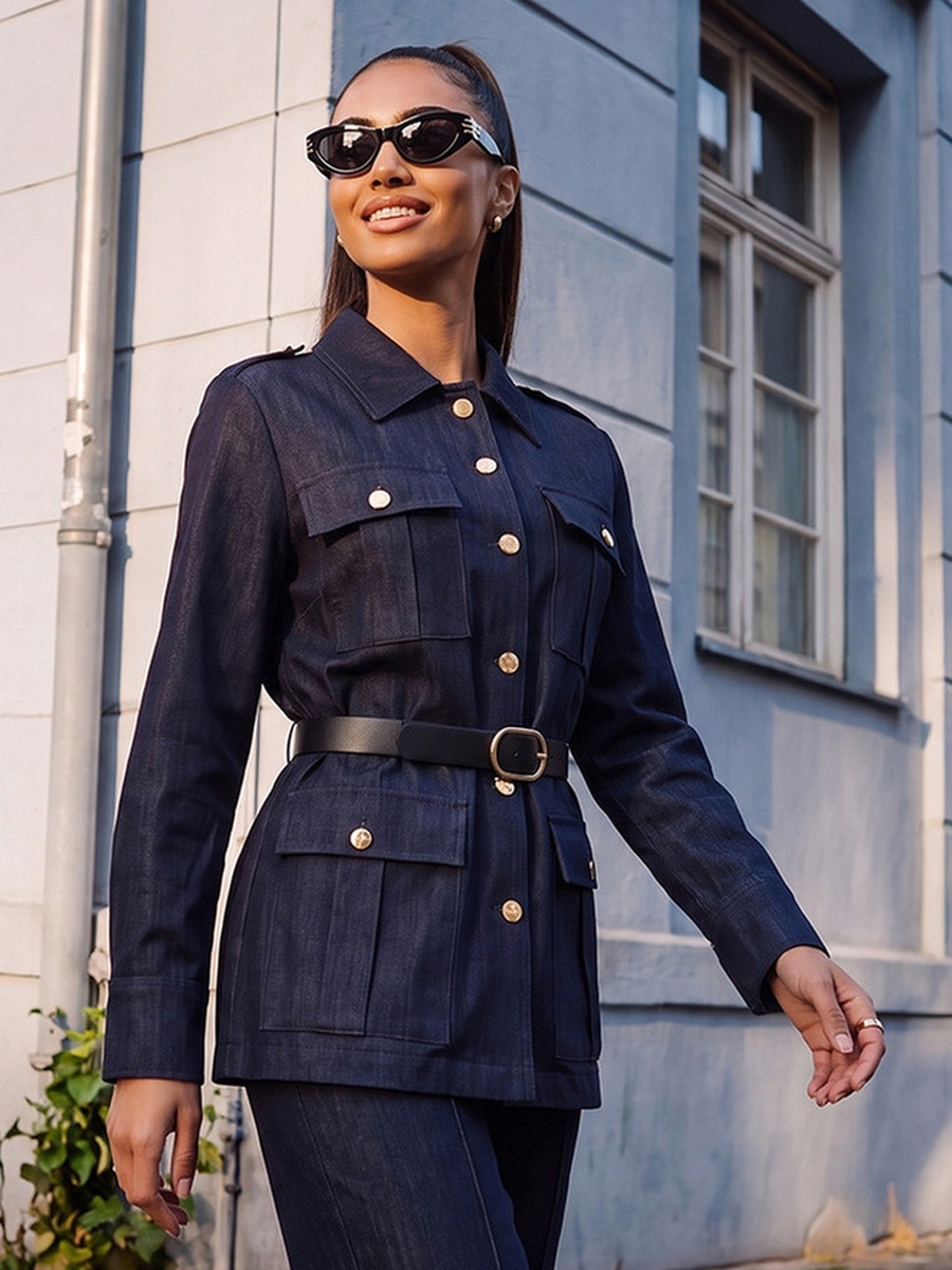 Longline Jacket with Belt