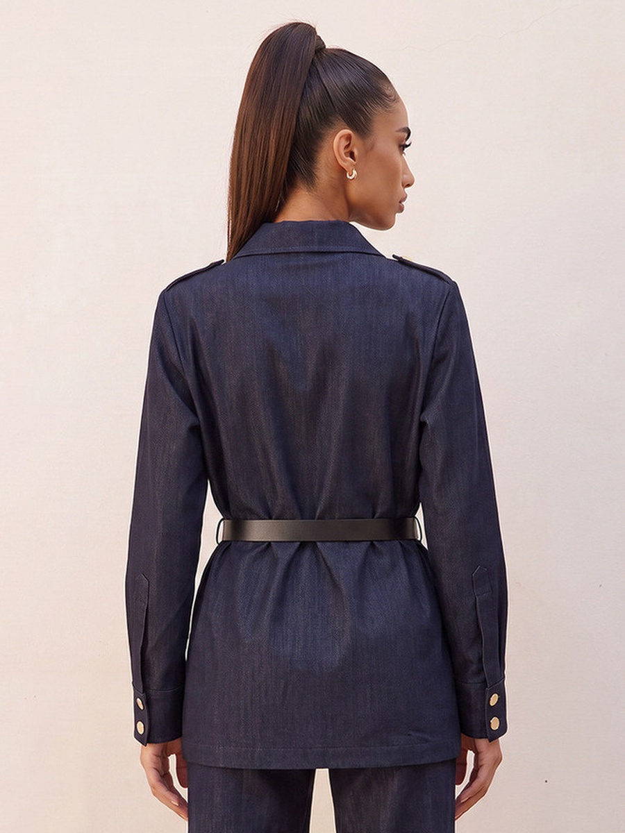 Longline Jacket with Belt