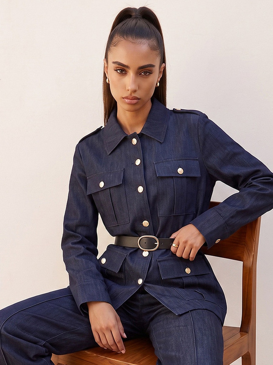 Longline Jacket with Belt