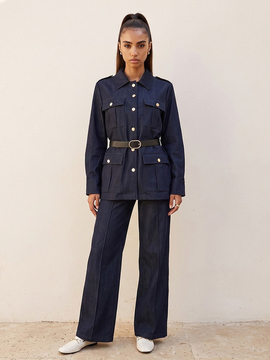 Longline Jacket with Belt