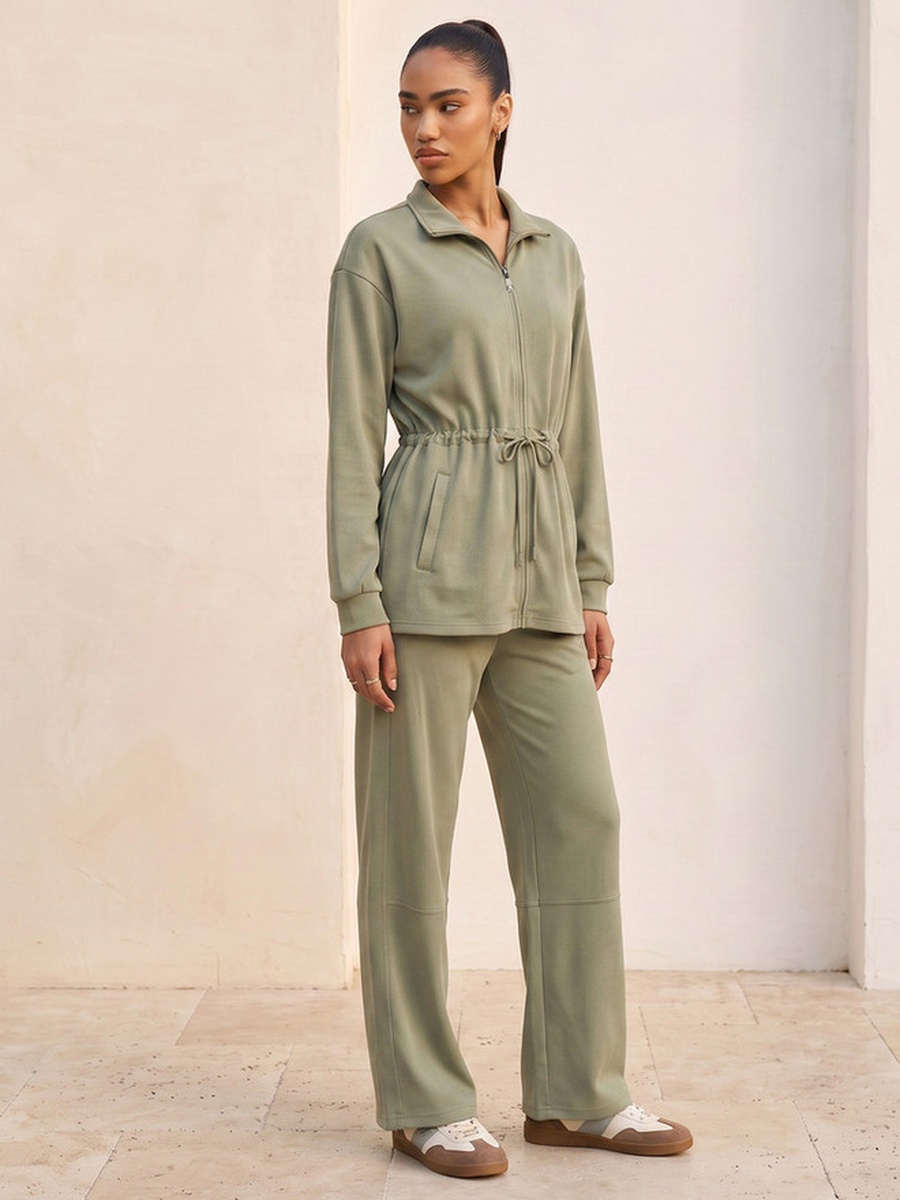 Jacket with Drawstring Waist