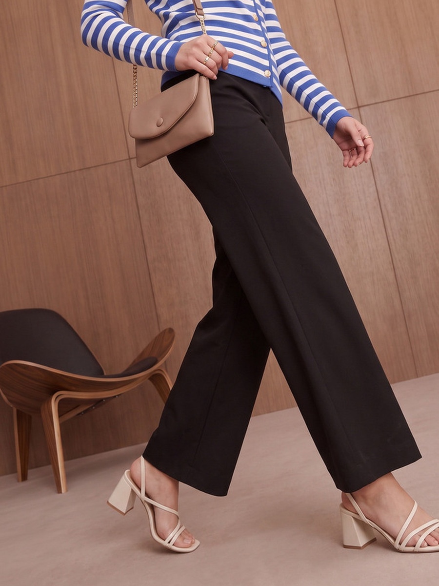 Straight Fit Trousers