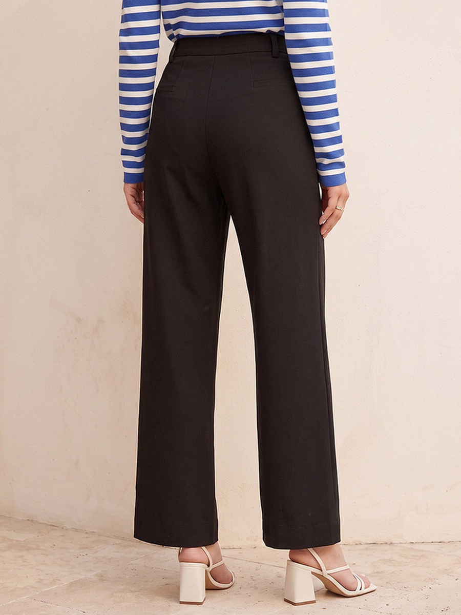 Straight Fit Trousers