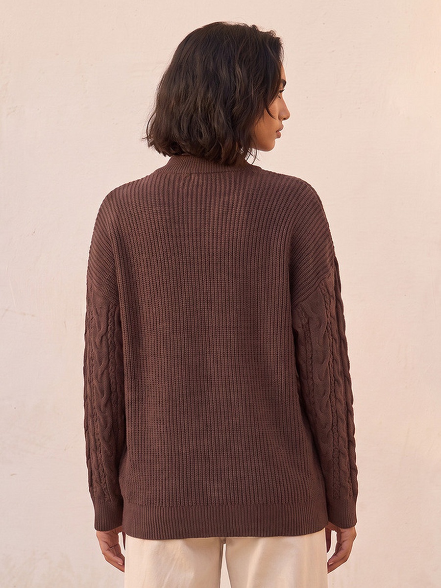 Oversized Cable Knit Sweater