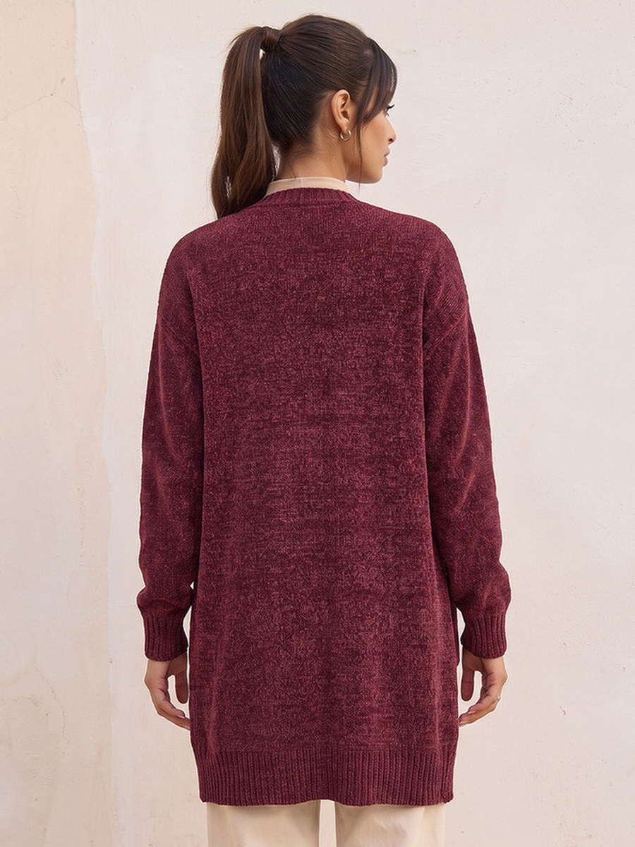 Textured Shrug with Pockets