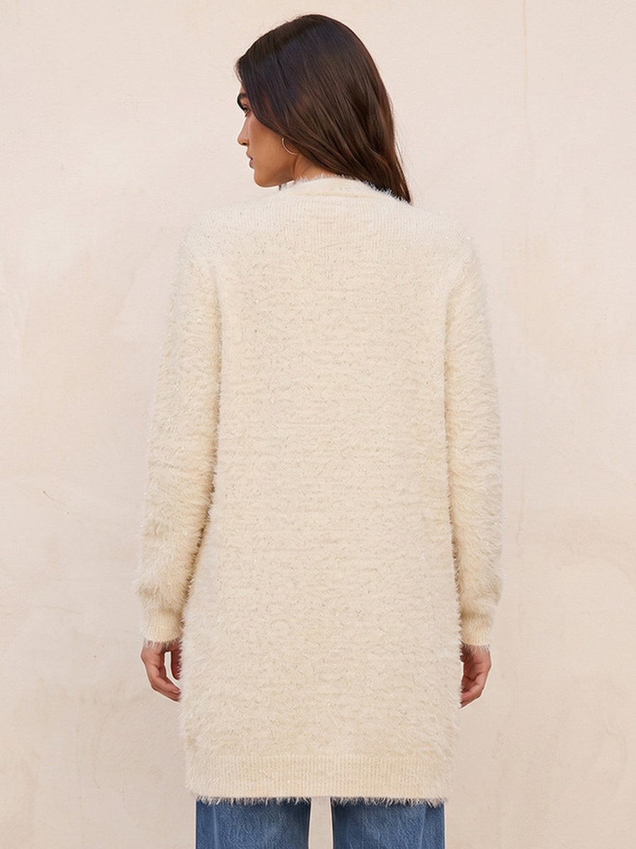 Fuzzy Fur Longline Cardigan