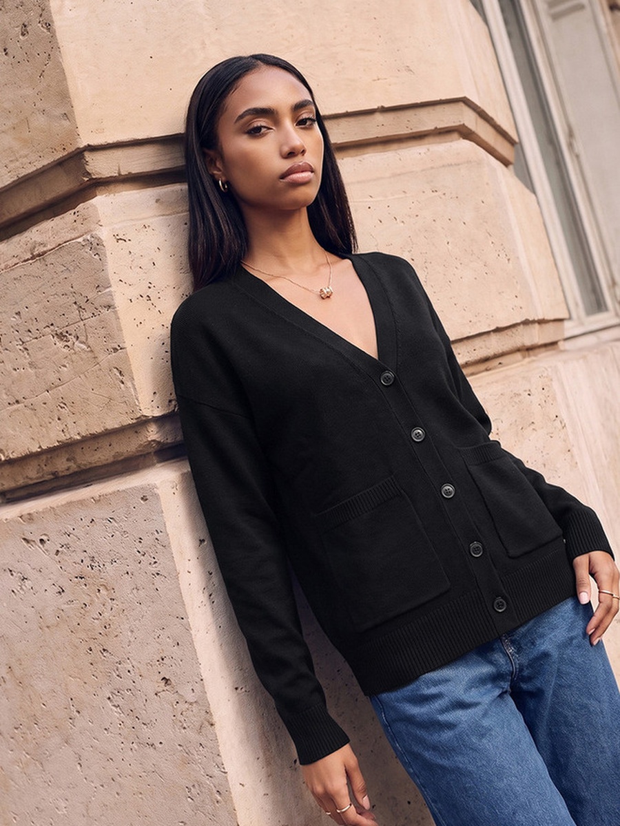 Oversized Cardigan with Pocket