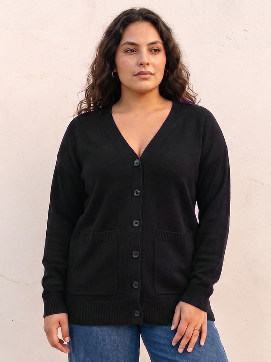 Oversized Cardigan with Pocket