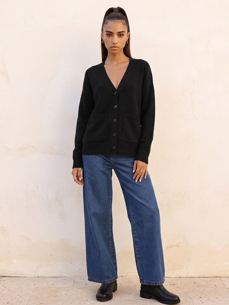 Oversized Cardigan with Pocket