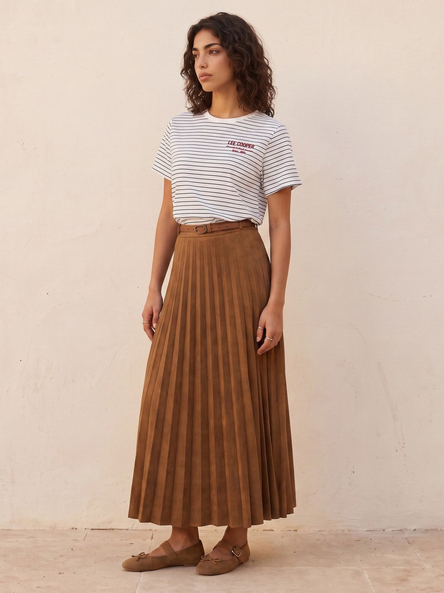 Relaxed Fit Cotton Striped T-Shirt