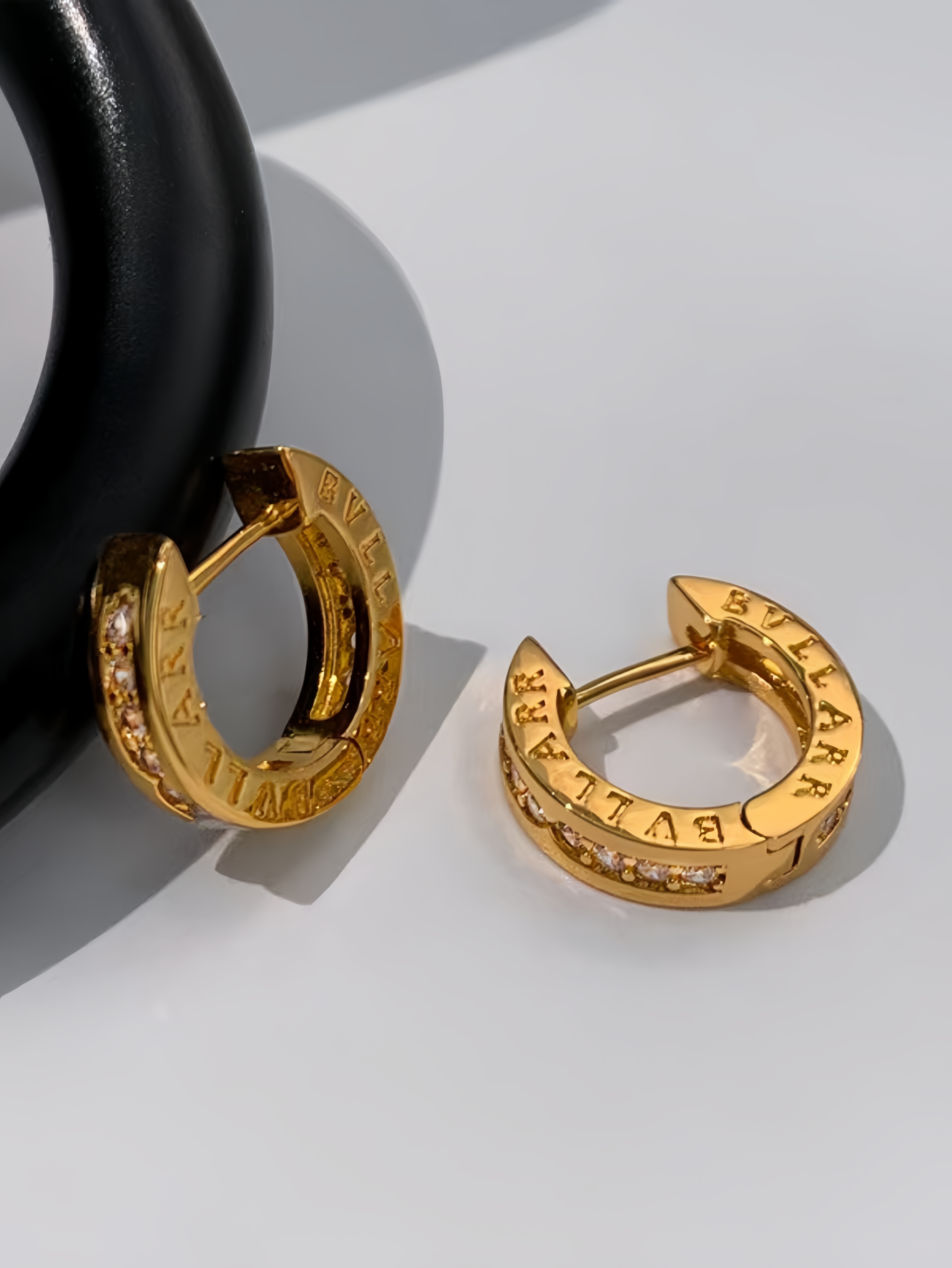 Gold Solid Earrings