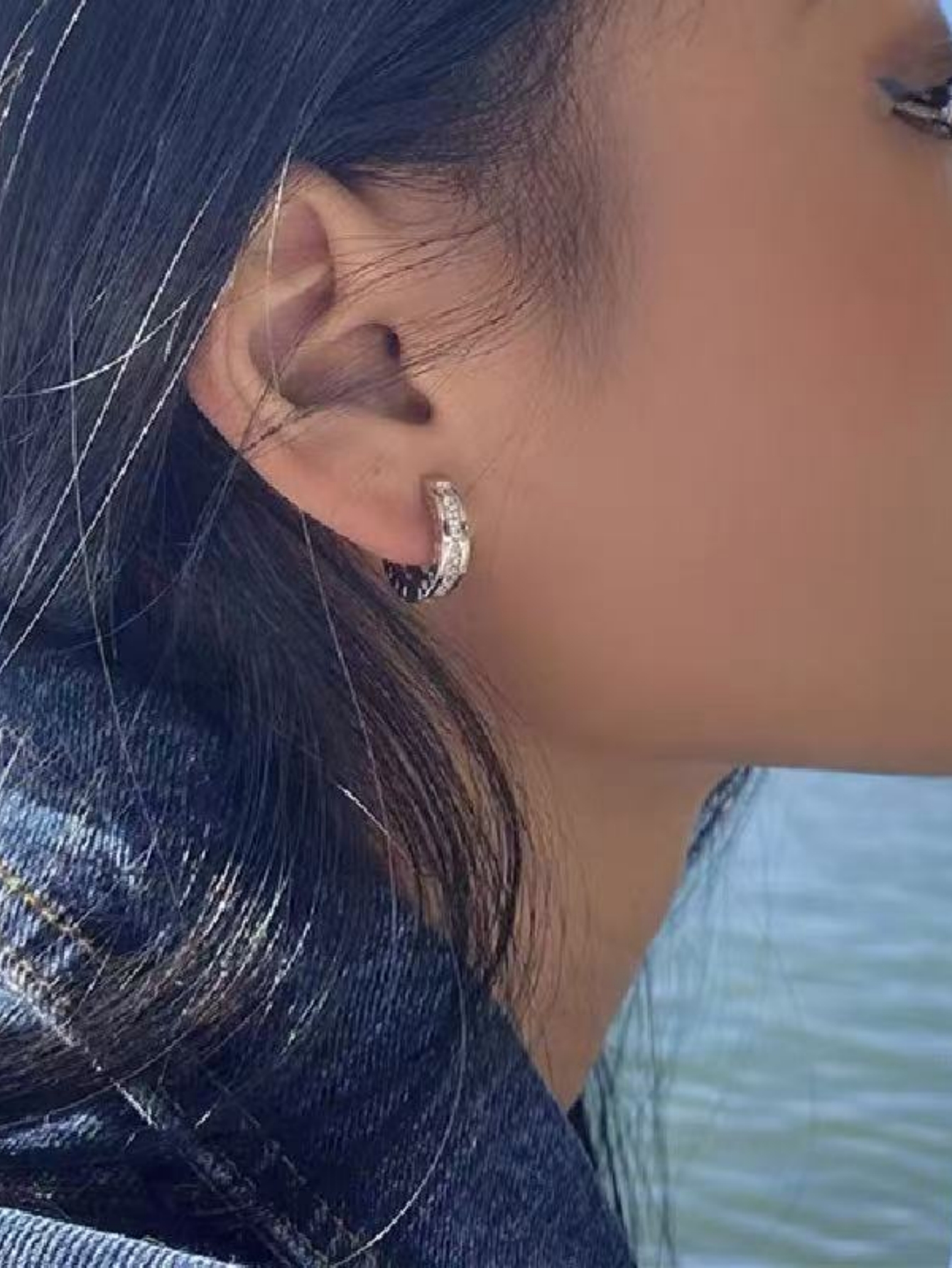 Gold Solid Earrings