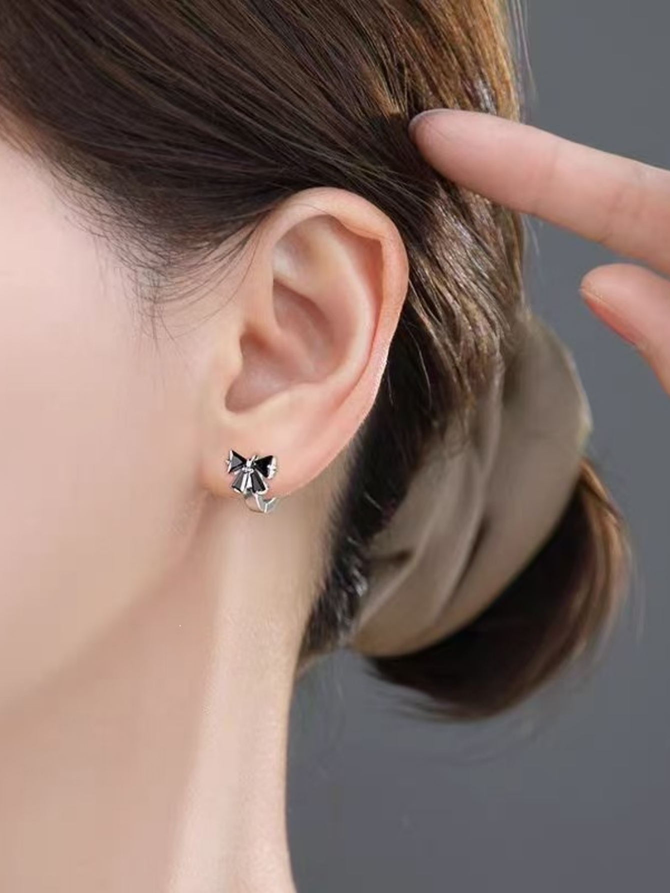 Silver Solid Earrings